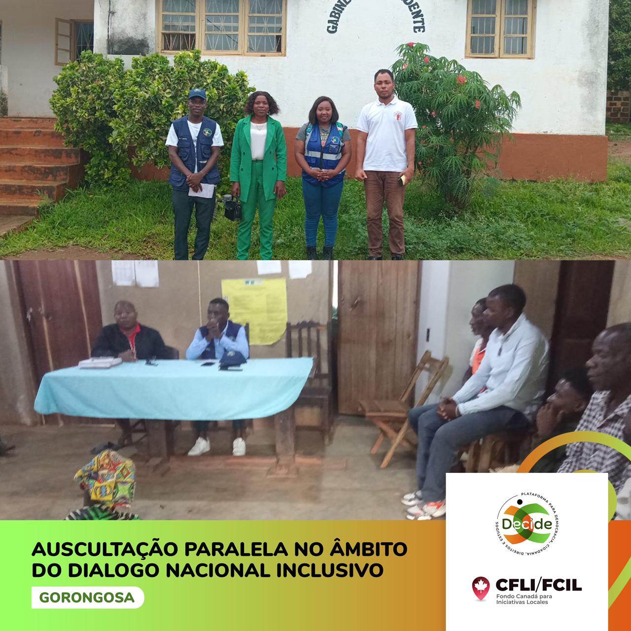 DECIDE conclui auscultações públicas e compila propostas para o Diálogo Nacional Inclusivo